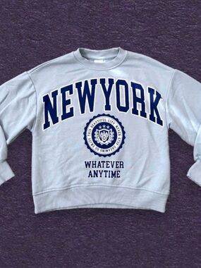 Zara New York Crewneck Sweatshirt